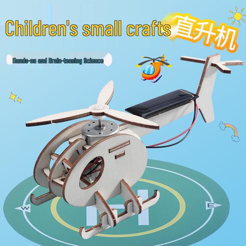 Tech Mini Solar Helicopter: Handmade Teaching Aid for Primary School Science Experiments