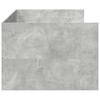Daybed with Drawers Without Mattress Concrete Gray 90 x 190 cm