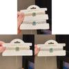Geometric Zircon Square Fashion Simple Pendant Bracelet With Cubic Zirconia For Women