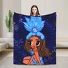 Karol G No Me Arrepiento De Sentir Tanto Knitted Blanket Fleece  Lightweight Thin Throw Blanket for Outdoor Travel Bed Rug