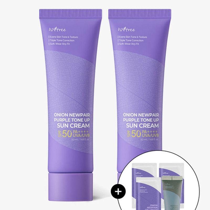 isntree [1+1] Onion New Pair Purple Tone-Up Sunscreen 50ml 50ml