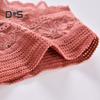 Women Underpants High Waist Hollow Out Lace Soft Breathable Anti Septic Stretchy Moisture Wicking Flower Embroidery Mesh Lady Panties Briefs