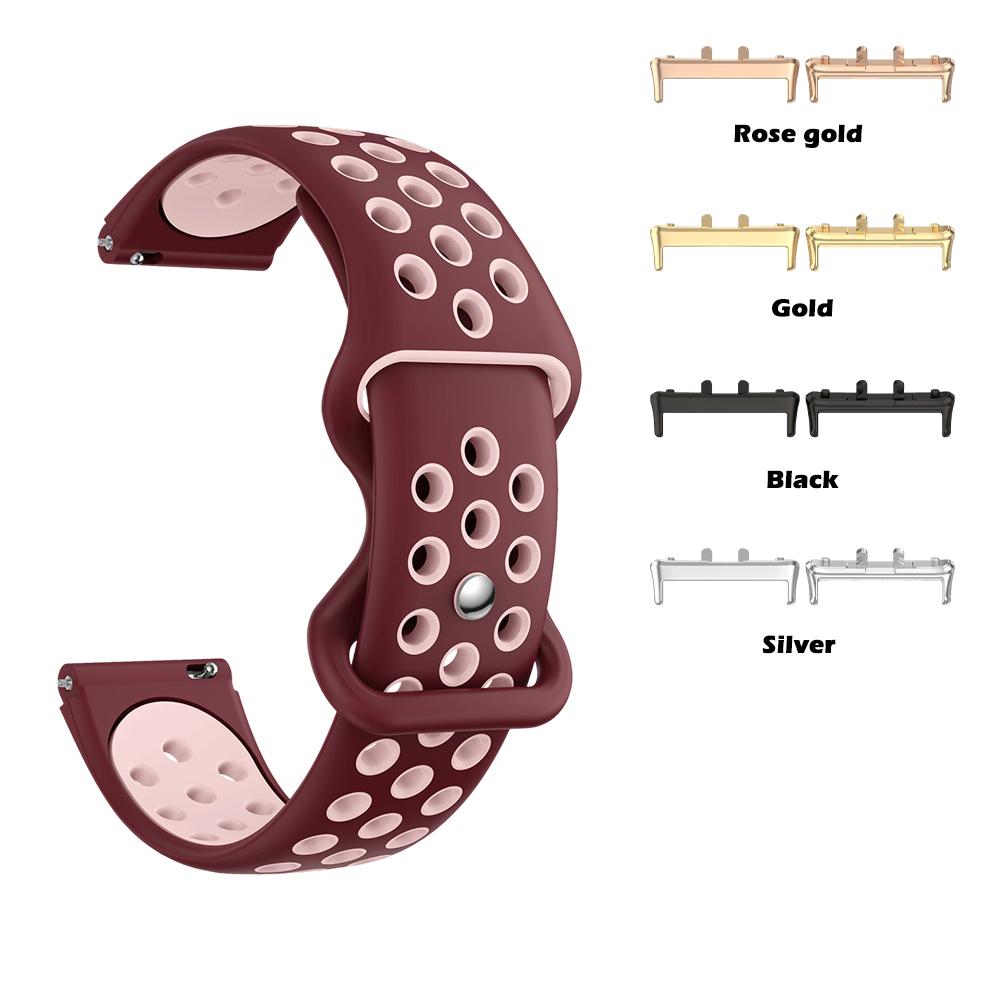 Two Tone Strap for Samsung Galaxy Watch Fit3 Breathable Round Hole Band Suitable for Samsung Galaxy Watch Fit3 Smartwatch Correa