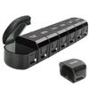 7 Days Slot Pill Organizer Plastic Medicine Container Reusable Pill Storage Box  for Tablet Vitamin