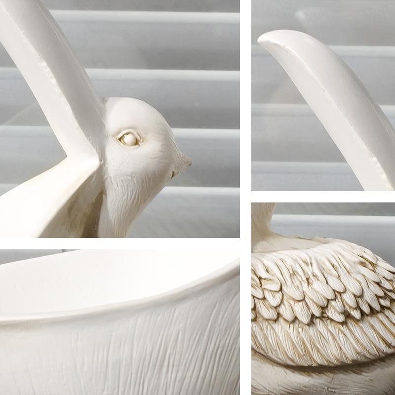 Big Beak Bird Storage Statue Creative Resin Storage Ornament for Home Decor, Bedroom, Living Room, Study, and Office Desk Decor
