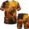 Liger Series 3D Printing Men's Casual Suit 2023 Summer New Adult Suit Spot Wholesale