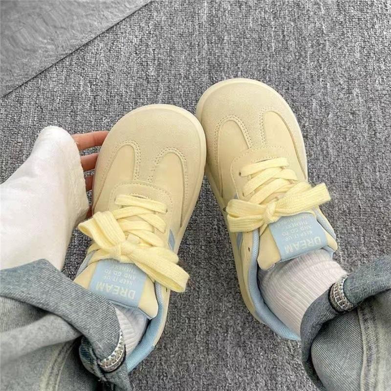 

Women s Fashionable Casual Retro Thick Soled Board Shoes 40 жёлтый