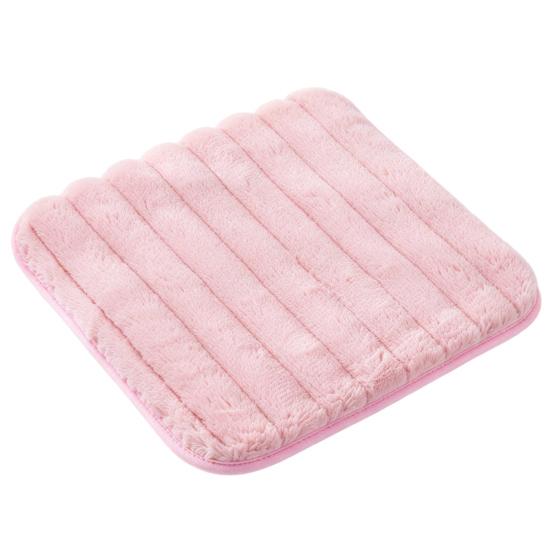 Soft Plush Pad for Kitchen Chairs Chair Cushion with Ties, Fuzzy Seat Anti-slip Office Bottom, Warm Fluffy Winter Mat Dining Skin Friendly Home