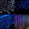 96 35m Led Icicle Hanging Curtain Window Light Fairy String Xmas Decors Home
