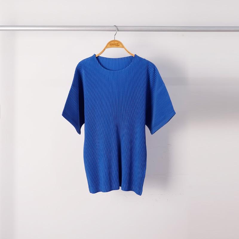 Men's Pleated Japanese Trend Short-sleeve T-shirt