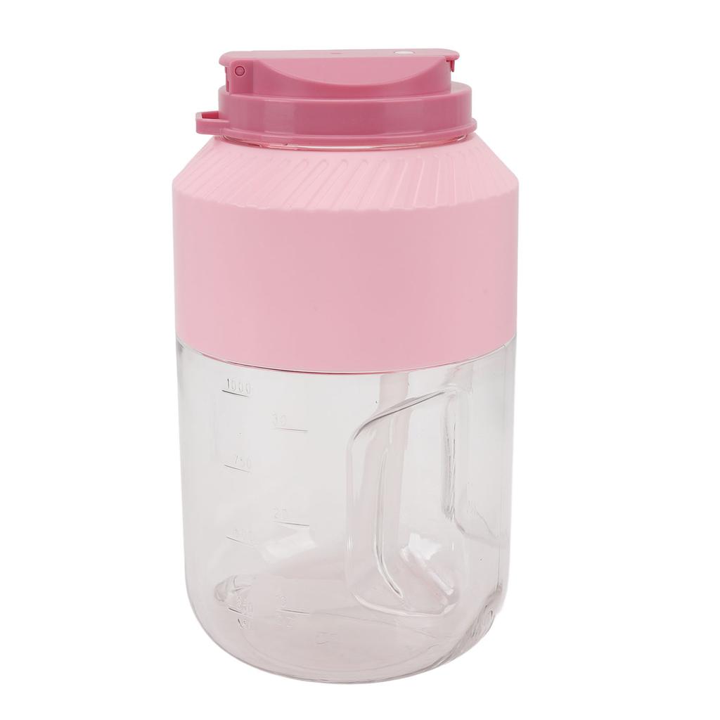 Portable Blender 1L Dual Lid Efficient Use Convenient Strap Rechargeable Cordless Blender for Outdoor Travel Gym Party