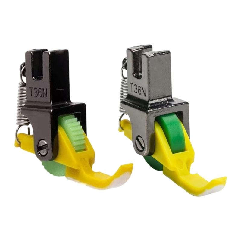 Расширенная прижимная лапка для плоскошовных швейных машин Прочная пластиковая конструкция Плавная подача ткани