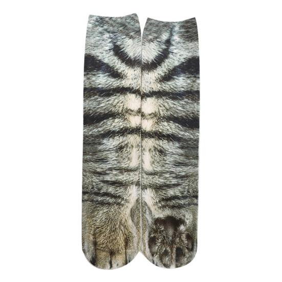 40cm Adult Unisex Warm Double-Side 3D Print Animal Foot Hoof Paw Simulation Sock