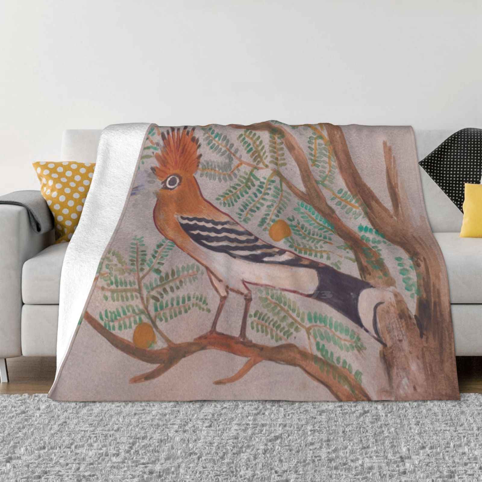 

Ancient Egyptian Hoopoe Bird In An Acacia Tree , Howard Carter Soft Warm Light Thin Blanket Howard Carter Ancient Egypt Hoopoe 30x40in