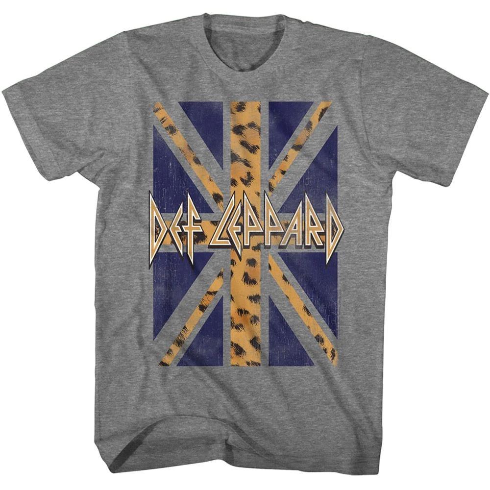 Def Leppard Leopard Flag TShirt S