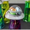 1Pcs Student Transparent Large Capacity Stationery Bag New Japanese Ufo Pencil Case Funny Doll Storage Bag Gift