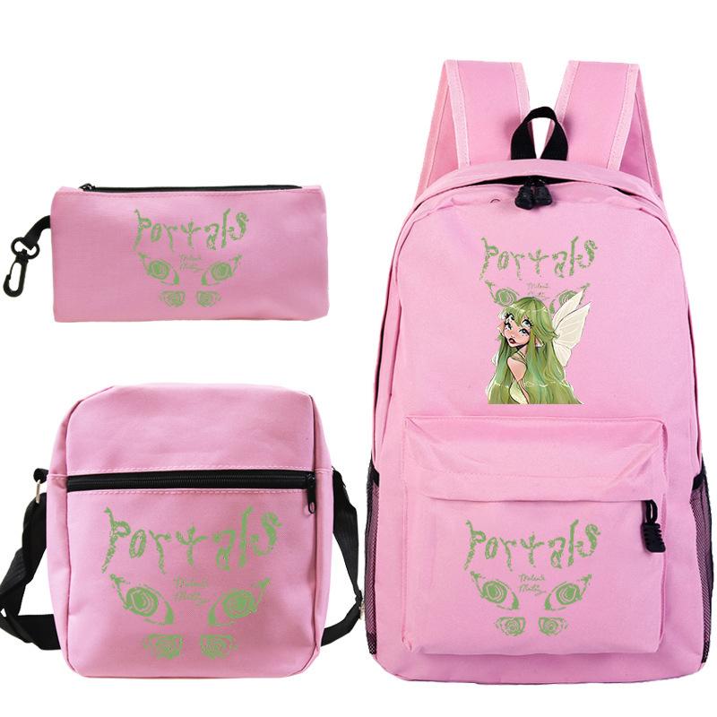 Popular Singer Peripheral Backpack Pencil Case Student Schoolbag Three-piece Set