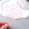Błyszcząca biała wstążka kokarda naklejki na paznokcie 3D Nail Art Design dekoracje naklejki wstążka kokarda diy manicure naklejki