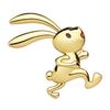 Metal Rabbit Emblem Decal, Carbony Bumper Sticker - Cute Animal Auto Window Adhesive Decor,