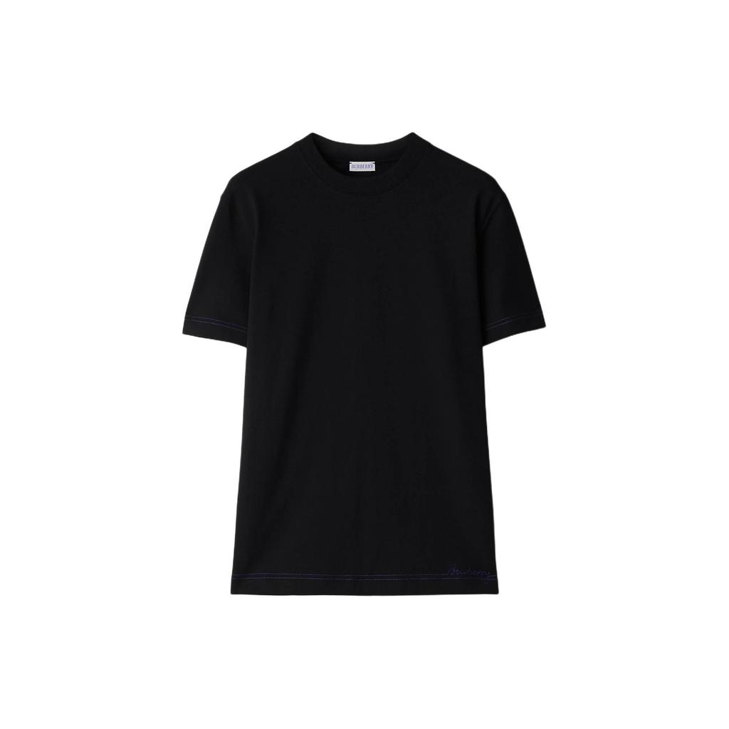 Burberry Logo Embroidered Crewneck T-Shirt 80905411