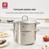 Zwilling Nova Plus 28cm Stainless Steel Steamer & Soup Pot Set