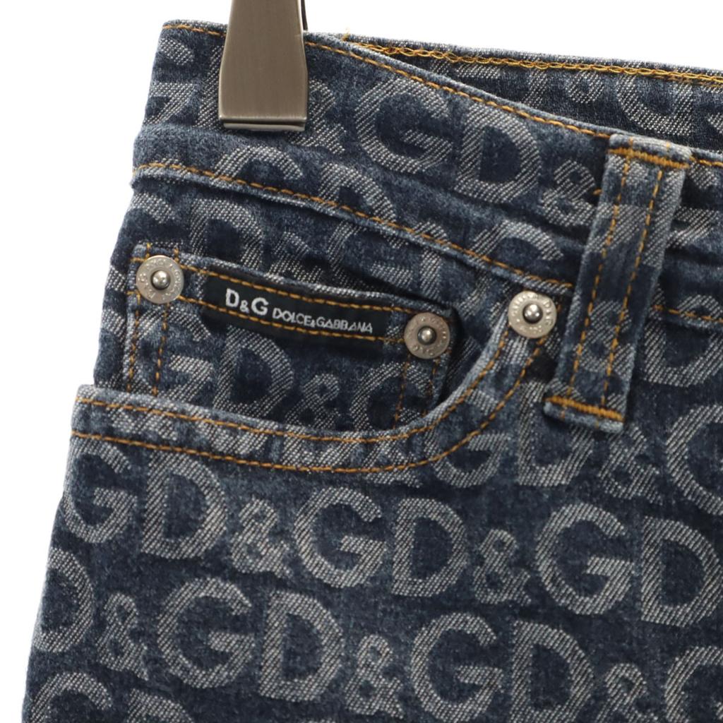 D&G made in Italy Overall handle Denim pants W27 Navy Jeans stretch Women Used