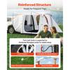 SucceBuy 8x6.7ft 3-Season Inflatable SUV Tent with Awning Ventilated Doors & Mesh Window for Outdoor Camping - Air Pump Included