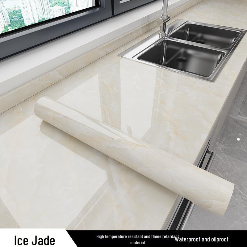 Eco-Friendly Kitchen Anti-Oil Stickers: Self-Adhesive, Waterproof, Heat-Resistant Tile and Stove Top Renovation Wallpaper.