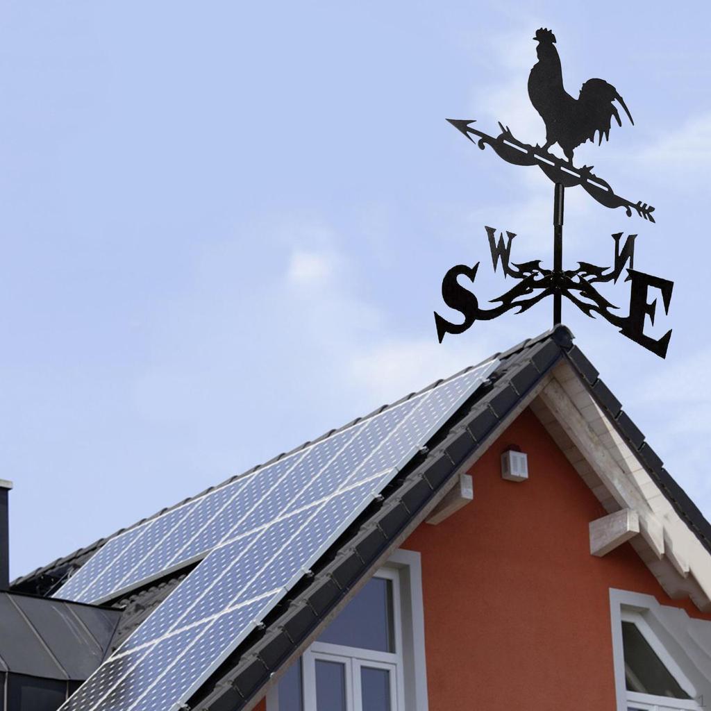 Classic European Style weathervane Scene Garden Stake Weather Vane Wind Direction Indicator