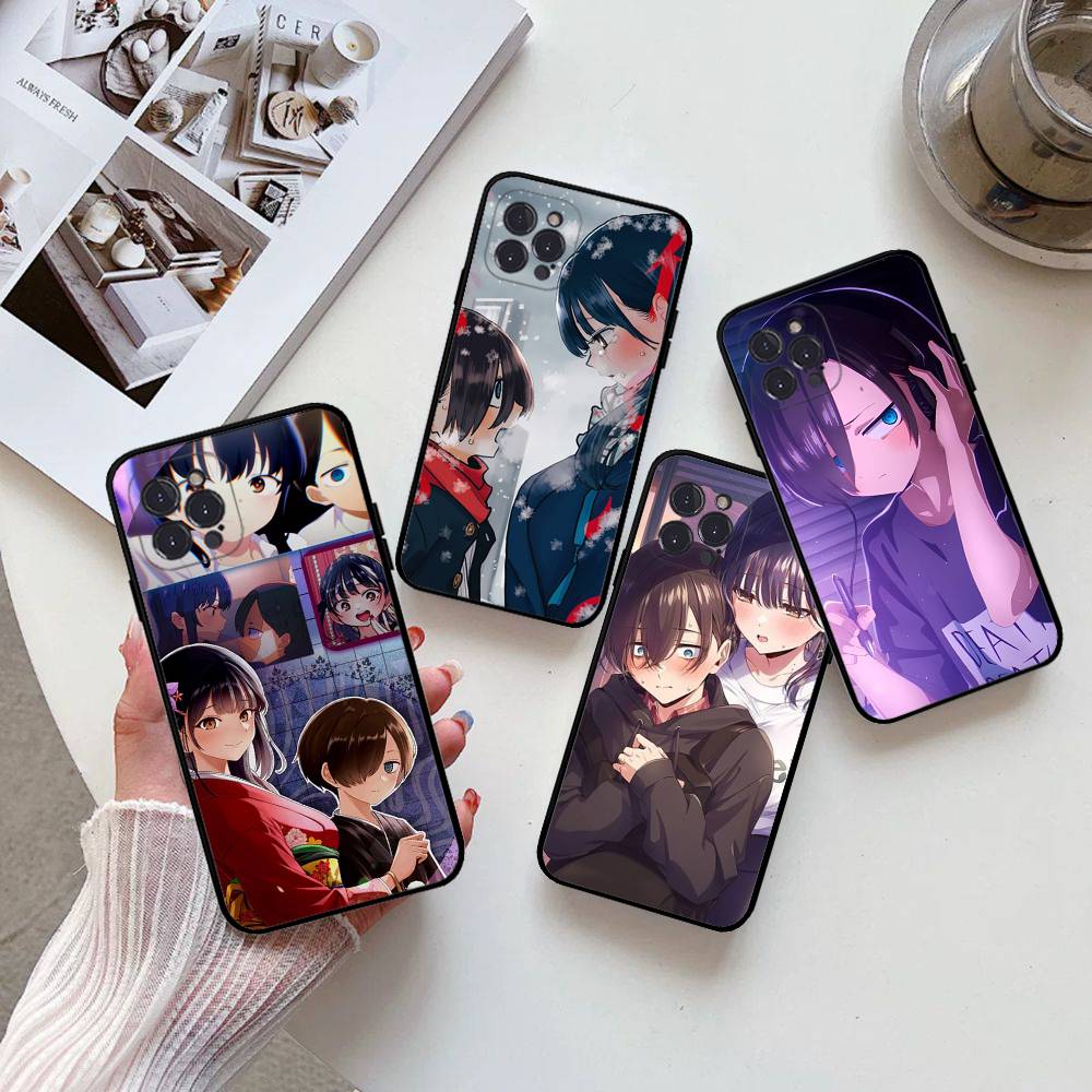 Popular Anime The Dangers In My Heart Phone Case For IPhone 17 16 15 14 13 12 11 Pro Max Plus Mini Silicone Black Cover