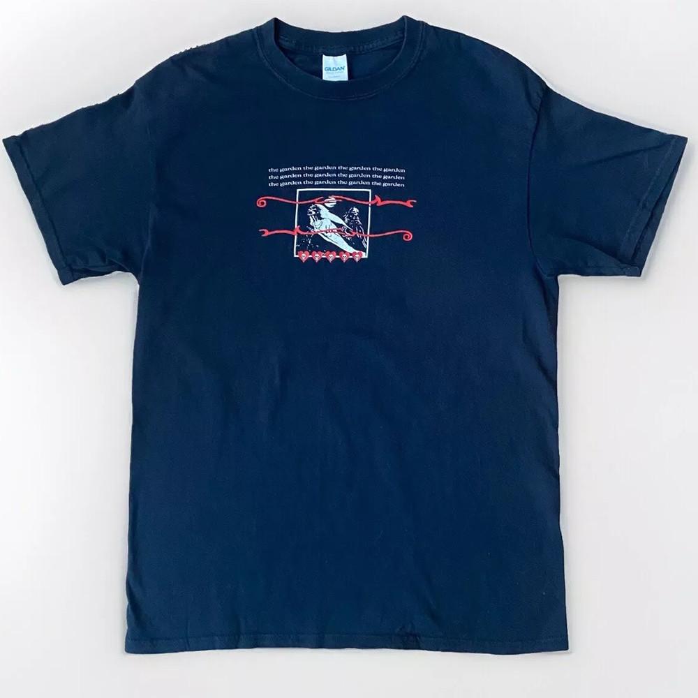 

THE GARDEN Band Repeated Logo Short Sleeve T Shirt Full Size S-5XL Unisex T-Shirt L