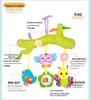 Happy Monkey Teether & Rattle Plush Crib Toy