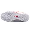 Li Ning Comfortable Versatile Non-Slip Shock Absorbing Wear-Resistant Low-Top Kids Soccer Shoes Kids Soccer Shoes Red White YKGQ006-7