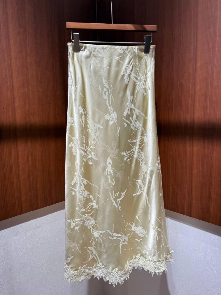 2026 Women's High Waist Jacquard Mermaid Skirt - Slimming Elastic Half Skirt with Chinese and National Style Elements.