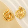 Sweet And Cute Conch Decorative Stainless Steel Earrings Suitable For Women To Wear And Wear For Summer Travel