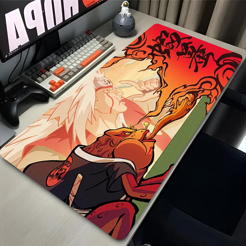 

Mouse Pad Gamer Anti-slip Anime N-Naruto Jiraiya Desk Mat Gaming PC Accessories Tablet Pad Large Mousepad Extended Keyboard Mat 30x60x0.2cm