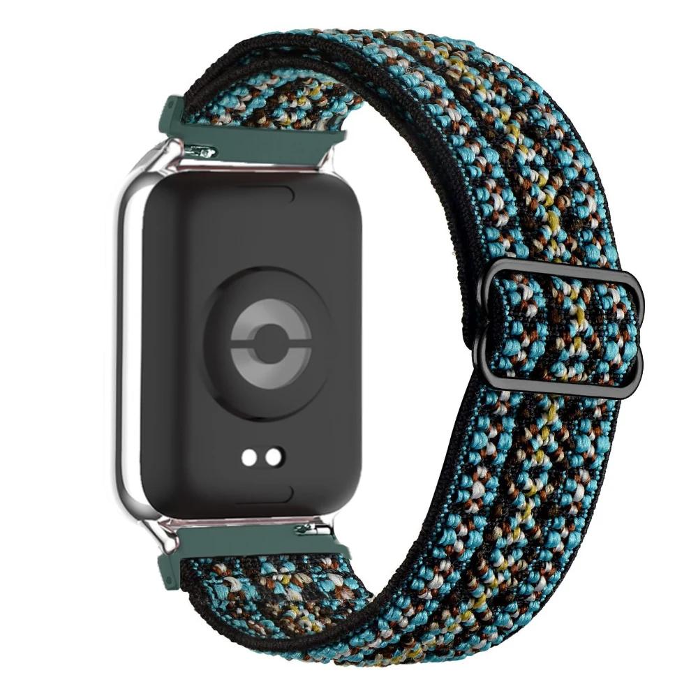 Nylon Strap for Xiaomi Mi Band 8 Pro/9 Pro Sports Elastic Replacement Bracelet WristBand Correa for Redmi Watch 4 Accessories