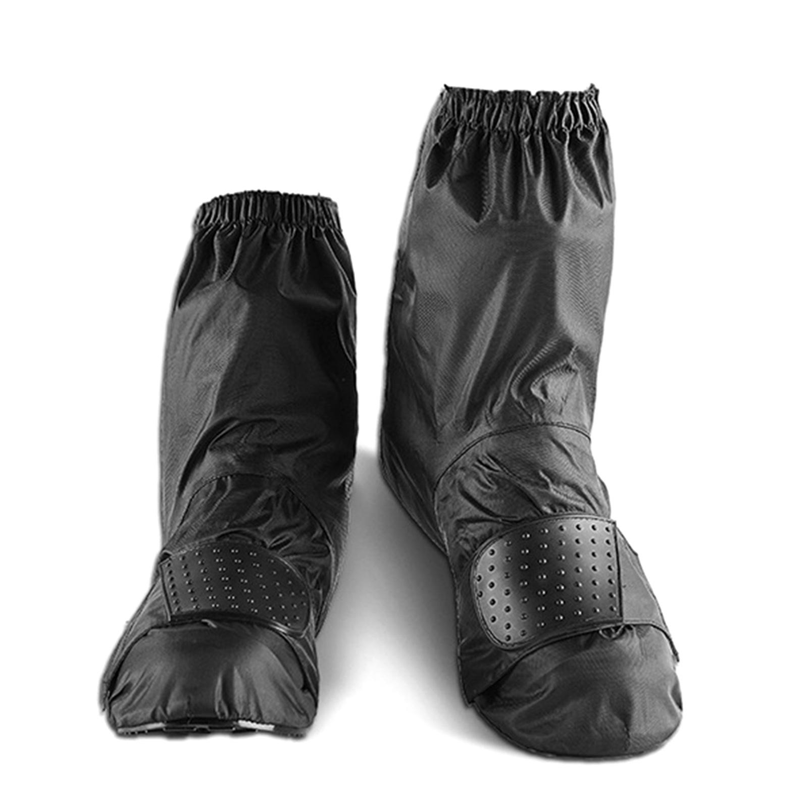 

Waterproofs Reusable Motorcycle Cycling Shoe Cover Bicycles Overshoes Rain Boot Overshoes Nonslip Shoes Protector Cover L