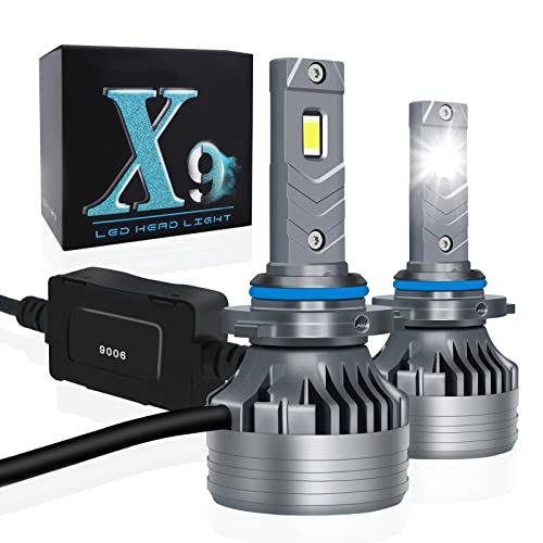 

DayPlus Автомобильная светодиодная фара HB4 9006 Светодиодная лампа дальнего/ближнего света для автомобиля Совместимая с противотуманными фарами 4000 лм Встроенная Соответствует требованиям нового техосмотра транспортных средств