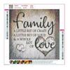 DIY Engligh Letter Rhinestones Painting 5D Crystal Stitch Living Room Decorative Embroidery Diamond Picture
