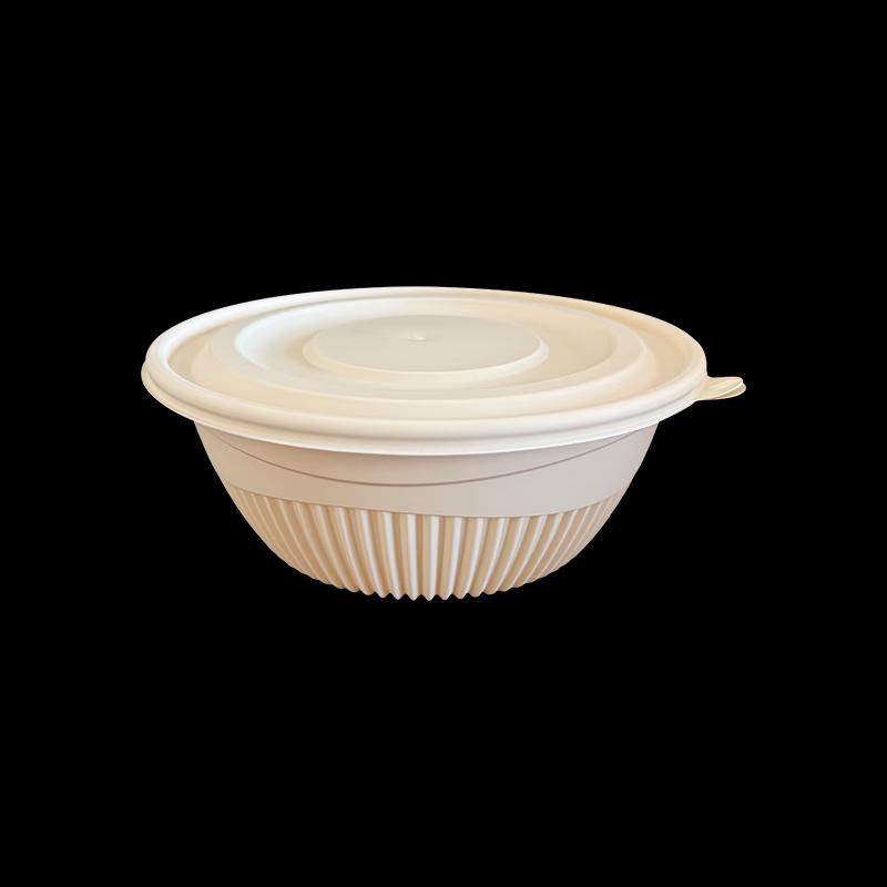 Biodegradable 1500ml Round Takeout Food Containers