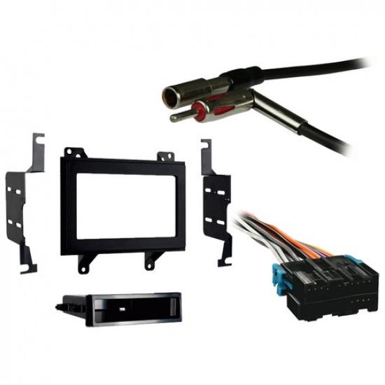 Fits GMC S-15/Sonoma 1994-1997 DDIN Aftermarket Harness Radio tall Dash Kit