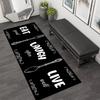 Non-slip Green Vintage Rug, Washable Durable for Living Room Dining Room Home Decor