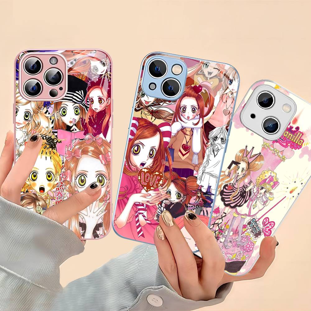 Anime Sugar Sugar Rune For IPhone 14 13 12 Mini 11 Pro XS Max X XR 14 Plus Tempered Glass Cover