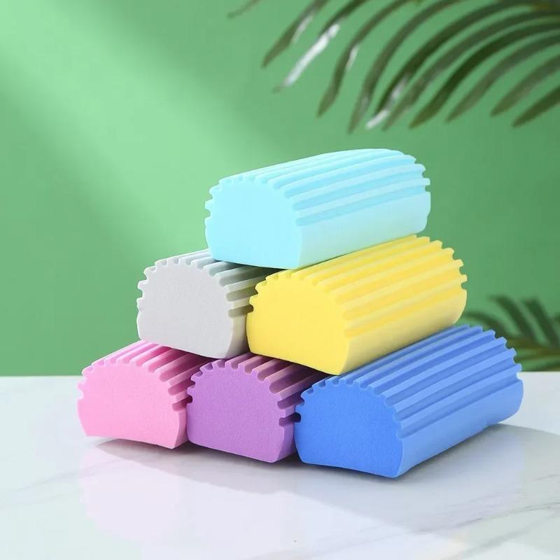 Large High-Density Car Washing Sponge with Grooves Multi-Functional Cleaning Sponge for Car Detailing & Household Use