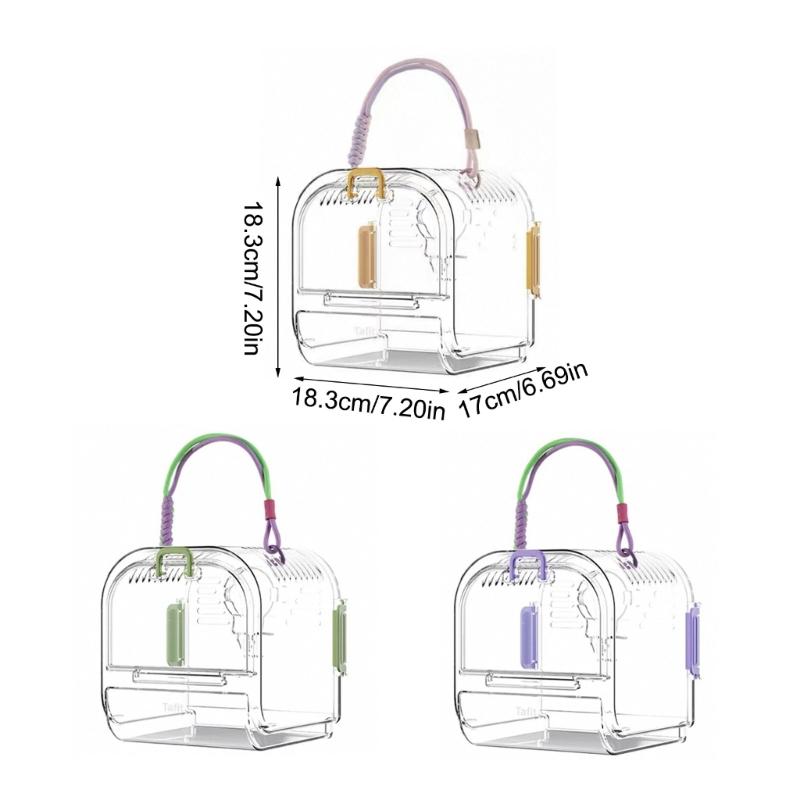 Outdoor Cats Backpacks Public Transport Pet Bag Large Detachable Cats Carriers for Transporting Parakeets and Finches