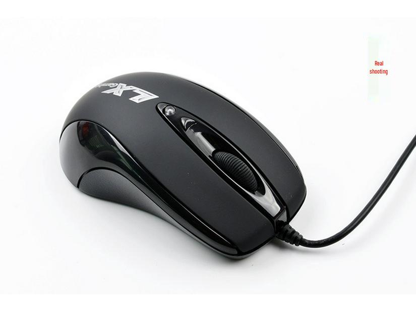 Lisheng LX-305 CF Variable Speed Gaming Mouse: Matte Finish, Wired USB, Optimized for Warcraft and LOL