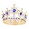 Elegant Vintage Tiara Crowns Sparkling Crystal Rhinestone Crown  Pageant Hair