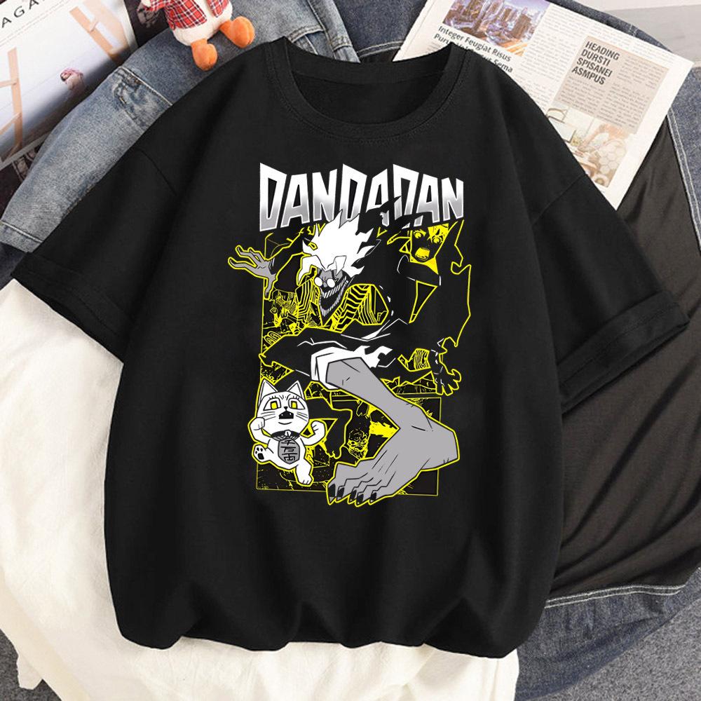 Dandadan Okarun t shirt teen Pastel 2000s Pop Culture Classic streetwear 80s tshirt 2000s Gothic Trendy Classic Retro harajuku