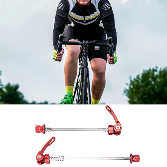 1 Paar ultraleichte, zuverlässige Schnellspanner für Fahrrad, Radnabe, Achsstange für Rennrad